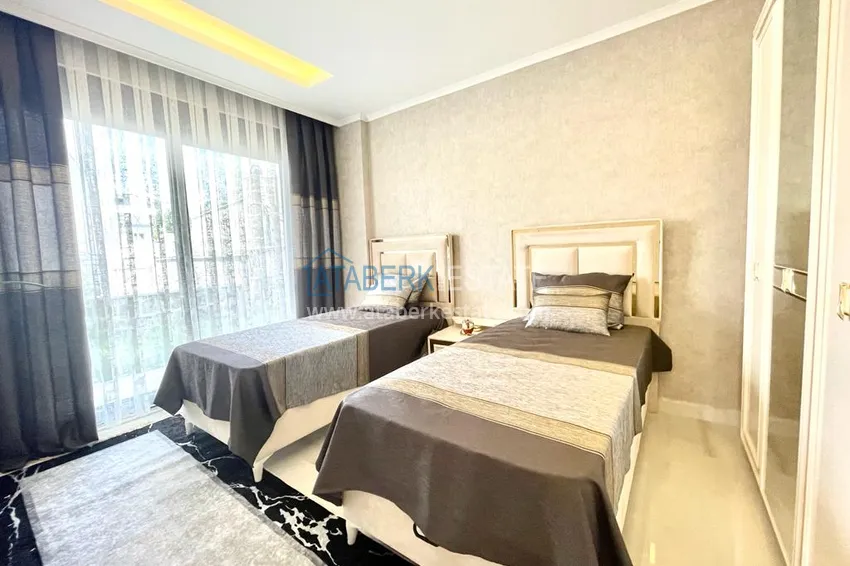 Purchase Garden duplex with modern interiors in a new residential complex, Oba district, Alanya 17