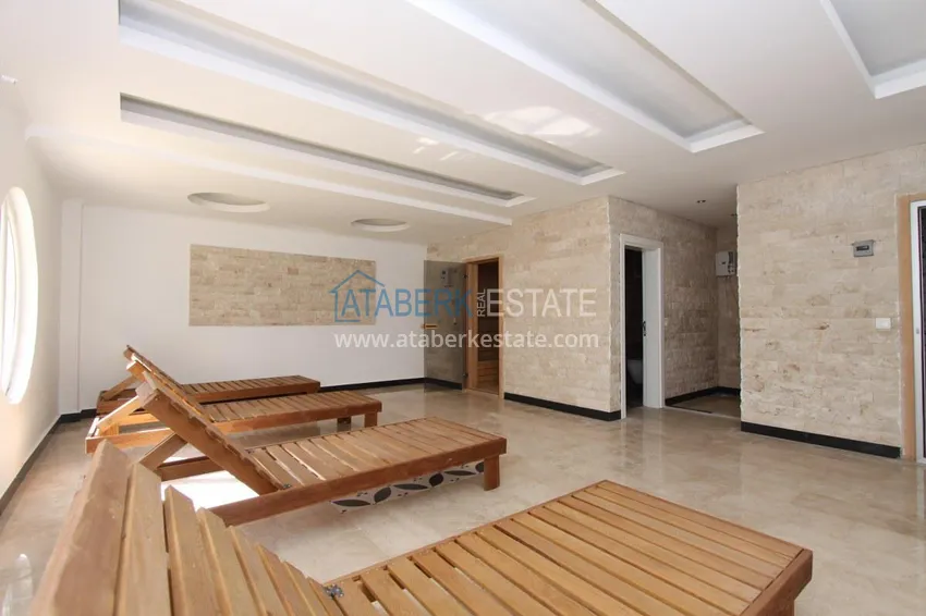 Apartament pod klucz z 1 sypialnią i widokiem na góry w Alanyi, dzielnica Kestel 17