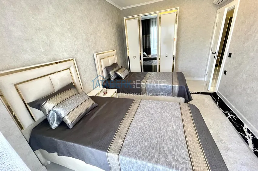 Purchase Garden duplex with modern interiors in a new residential complex, Oba district, Alanya 18