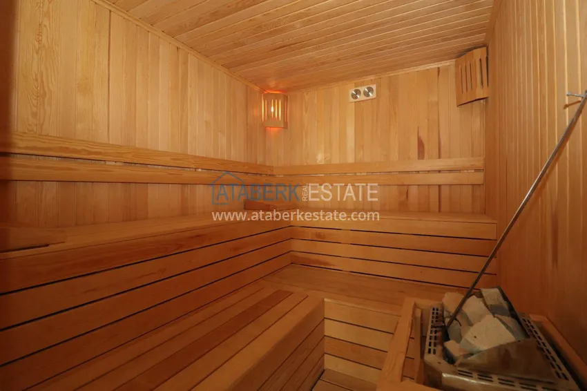 Apartament pod klucz z 1 sypialnią i widokiem na góry w Alanyi, dzielnica Kestel 19