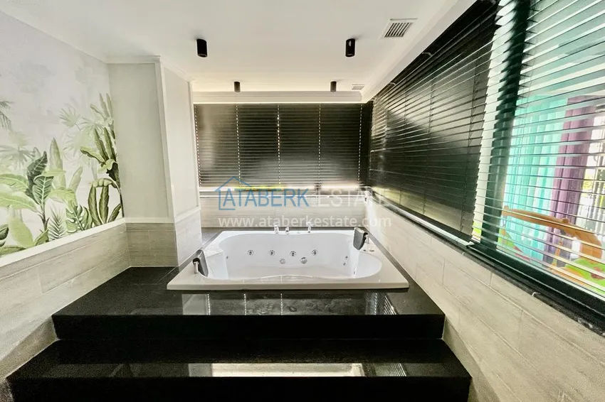 Garden duplex with modern interiors in a new residential complex, Oba district, Alanya 18