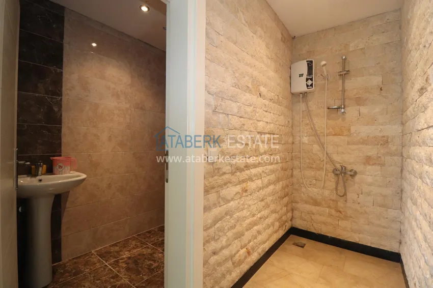 Apartament pod klucz z 1 sypialnią i widokiem na góry w Alanyi, dzielnica Kestel 20