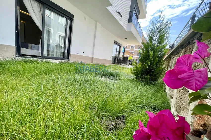 Purchase Garden duplex with modern interiors in a new residential complex, Oba district, Alanya 1