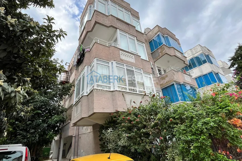 1+1 apartment with furniture and a separate kitchen 250 meters from the sea — Alanya, Oba district 1