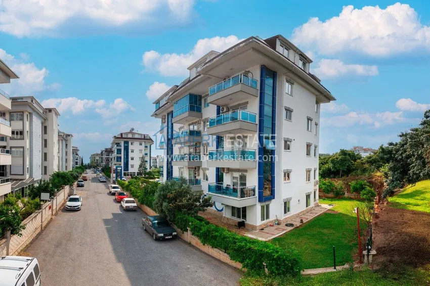 Apartament pod klucz z 1 sypialnią i widokiem na góry w Alanyi, dzielnica Kestel 1
