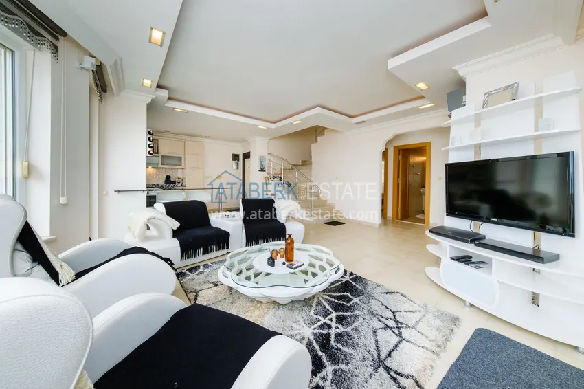 Purchase Spacious furnished duplex with views in the prestigious area of Alanya - Bektash 1
