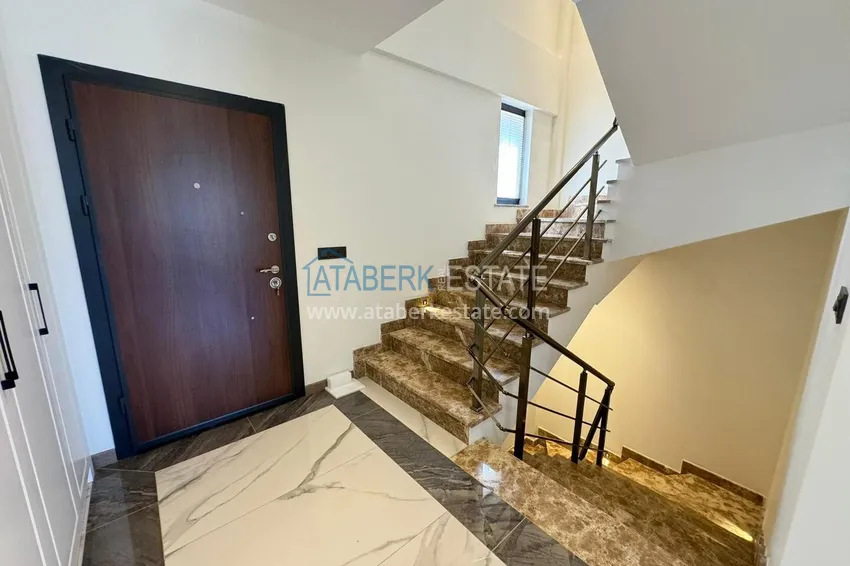 Purchase Semi-detached triplex villa in Kargicak area, furnished in a cottage complex 4