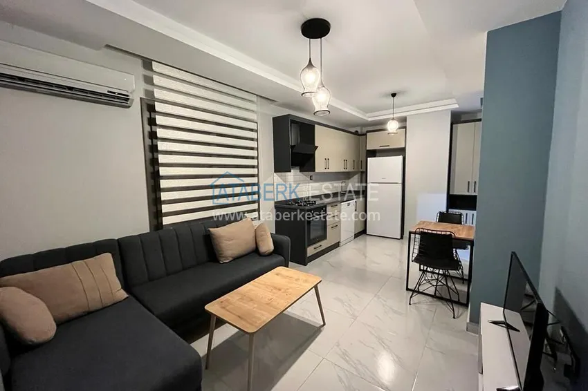 Kupuj Jednopokojowy apartament z meblami w dzielnicy Teje, Mersin 1