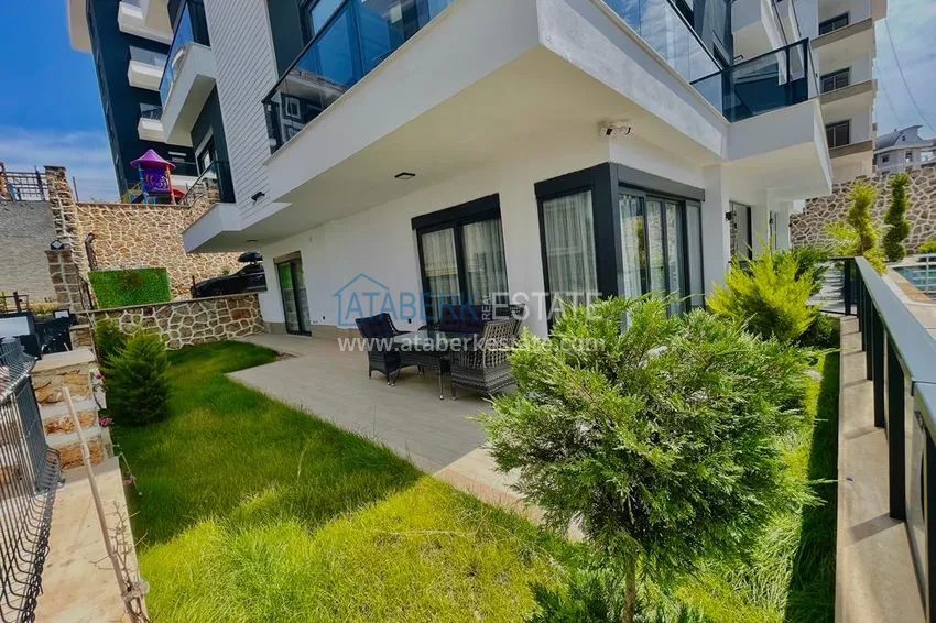 Garden duplex with modern interiors in a new residential complex, Oba district, Alanya 20