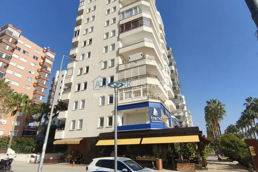 3+1 linear apartment after major repairs on the first line — Mersin, Yenisehir district 1