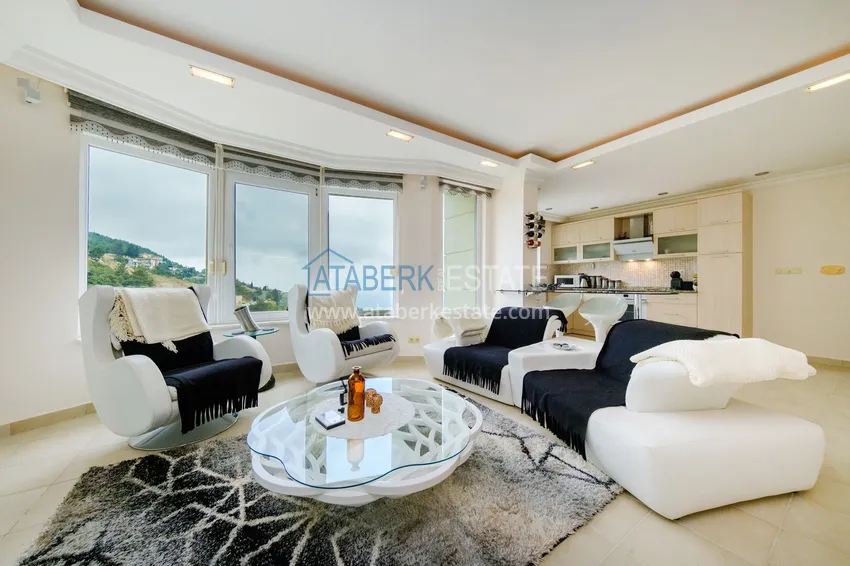 Purchase Spacious furnished duplex with views in the prestigious area of Alanya - Bektash 3