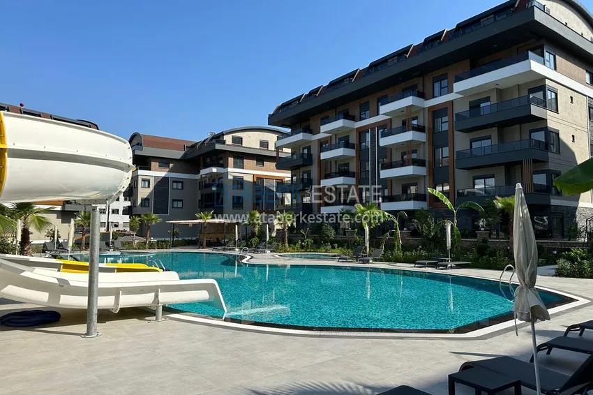 Fully furnished apartments with a convenient layout in Alanya — Oba district 3