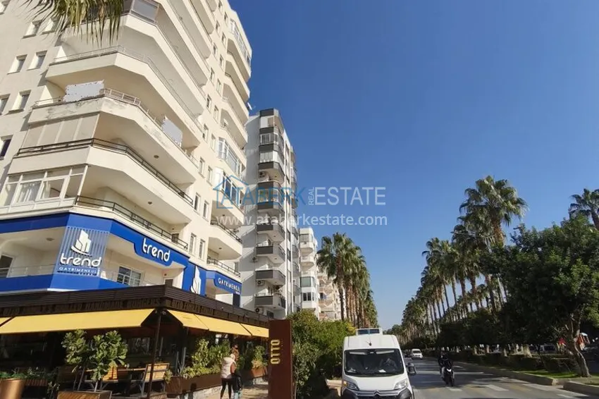 3+1 linear apartment after major repairs on the first line — Mersin, Yenisehir district 3