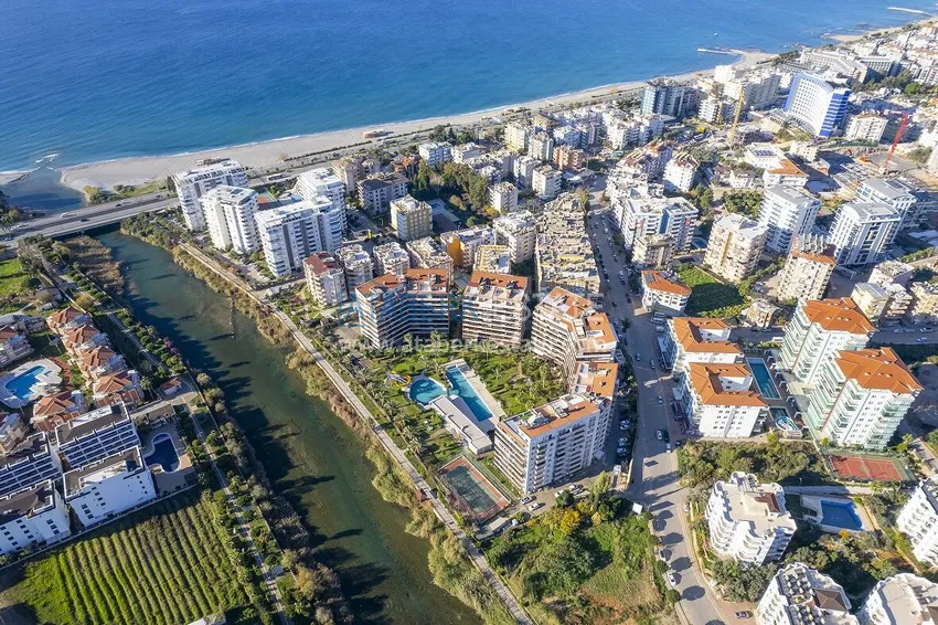Dwupokojowe mieszkanie na zezwolenie na pobyt w dzielnicy Tosmur - nad brzegiem górskiej rzeki 250 metrów od morza 4