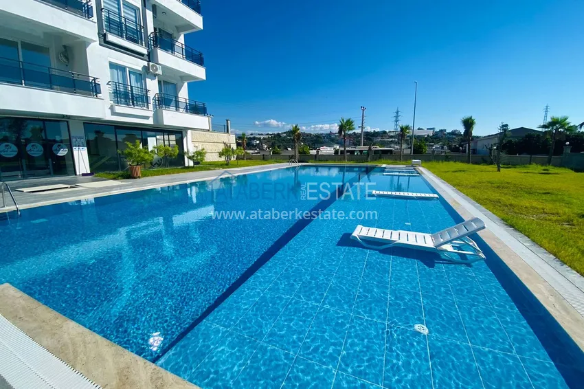 Furnished 1+1 apartment for rent in Alanya, Avsallar district No. 81 4