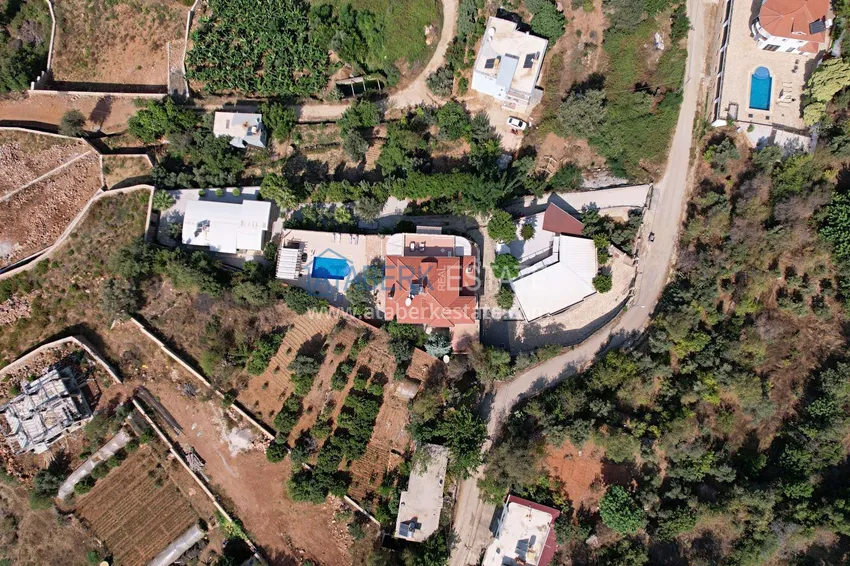 Gorgeous private villa with panoramic views and guest bungalow in Kestel, Alanya 4