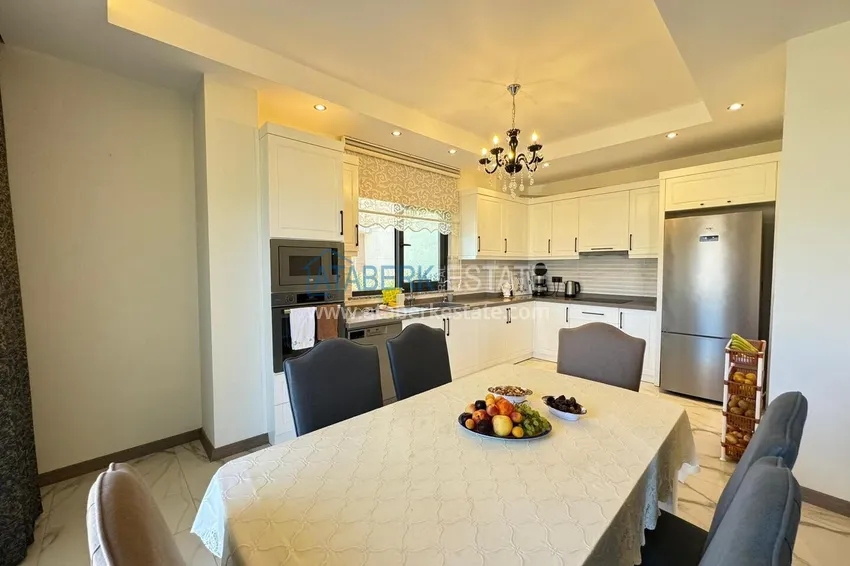 Purchase Semi-detached triplex villa in Kargicak area, furnished in a cottage complex 9