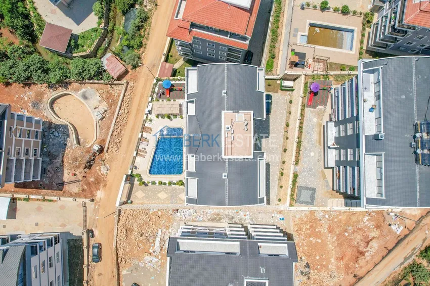 Garden duplex with modern interiors in a new residential complex, Oba district, Alanya 6