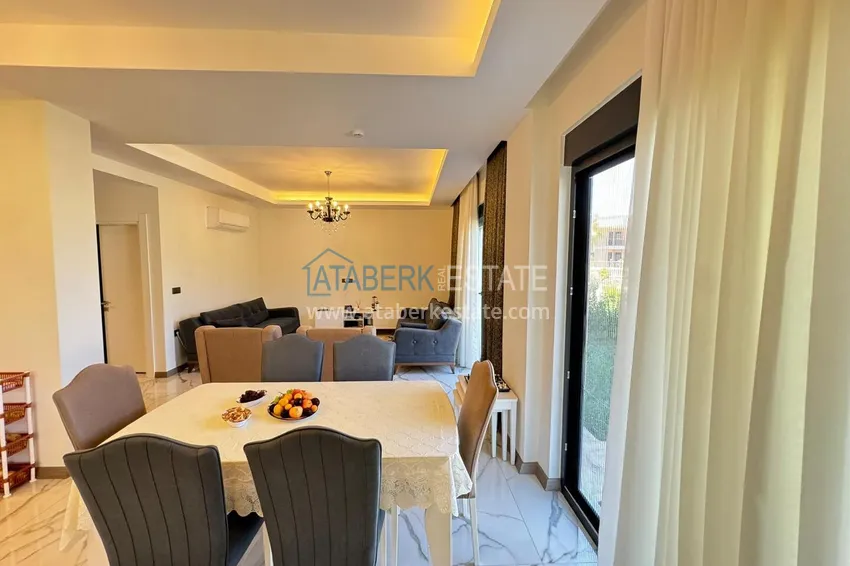 Purchase Semi-detached triplex villa in Kargicak area, furnished in a cottage complex 10