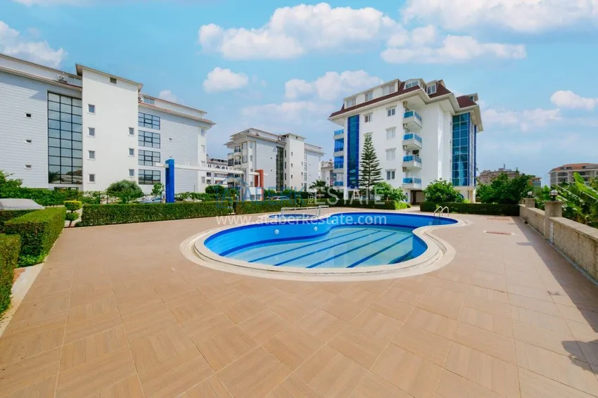 Apartament pod klucz z 1 sypialnią i widokiem na góry w Alanyi, dzielnica Kestel 7