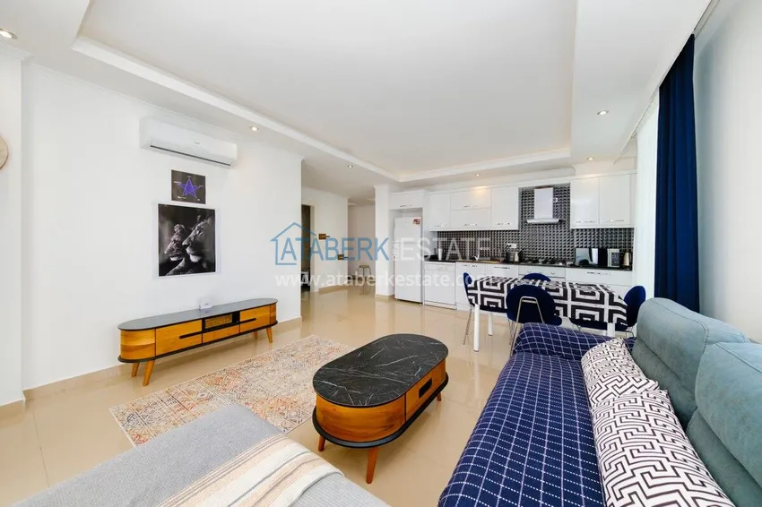 Kupuj Apartament pod klucz z 1 sypialnią i widokiem na góry w Alanyi, dzielnica Kestel 9