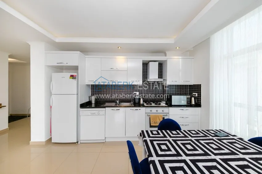 Kupuj Apartament pod klucz z 1 sypialnią i widokiem na góry w Alanyi, dzielnica Kestel 10