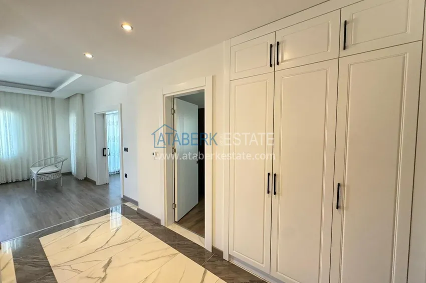 Purchase Semi-detached triplex villa in Kargicak area, furnished in a cottage complex 13