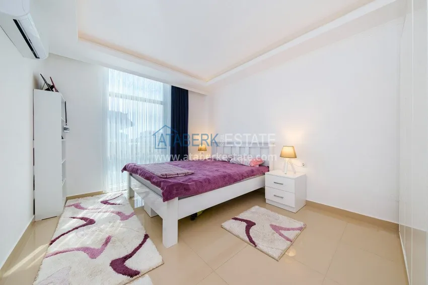 Kupuj Apartament pod klucz z 1 sypialnią i widokiem na góry w Alanyi, dzielnica Kestel 11