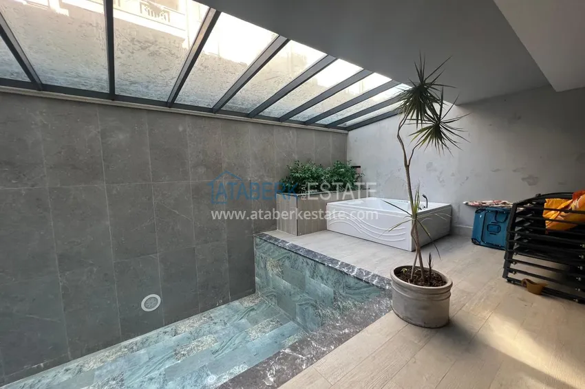 Furnished one-bedroom apartment for rent in the center of Alanya — near Cleopatra Beach No. 12 10