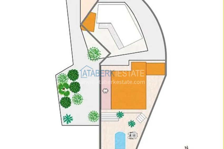 Buy cheap Gorgeous private villa with panoramic views and guest bungalow in Kestel, Alanya 1