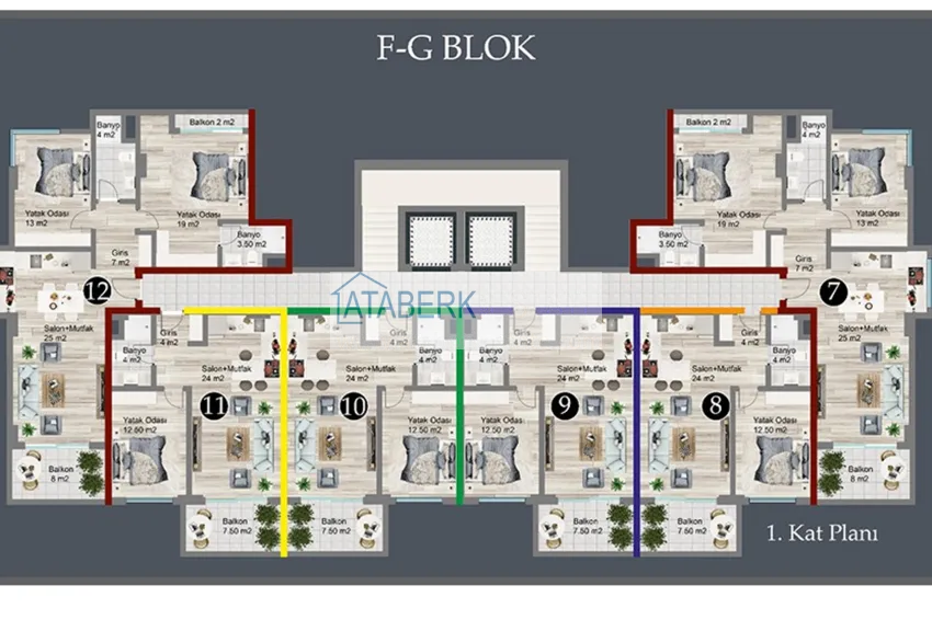 Buy cheap Spacious, finely finished apartment in a new residential complex — Oba district, Alanya 1