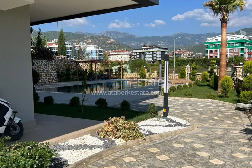 Nowoczesny apartament pod klucz z jedną sypialnią w nowym kompleksie — Alanya, dzielnica Oba 10 