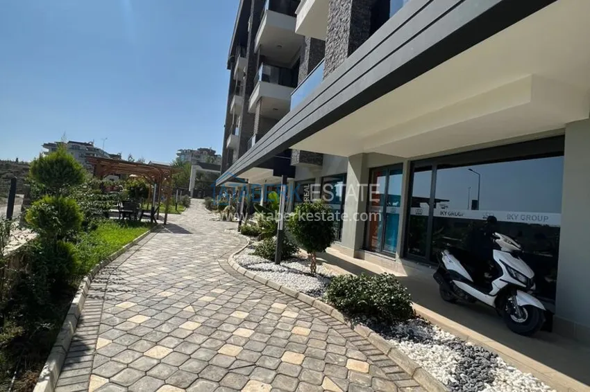 Nowoczesny apartament pod klucz z jedną sypialnią w nowym kompleksie — Alanya, dzielnica Oba 12 