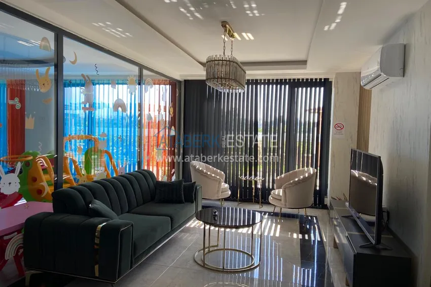 Nowoczesny apartament pod klucz z jedną sypialnią w nowym kompleksie — Alanya, dzielnica Oba 15 