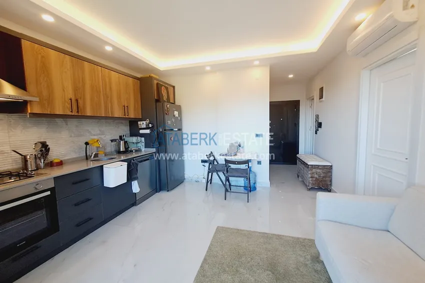 Purchase One bedroom apartment overlooking the sea and the fortress — Alanya city center 2 