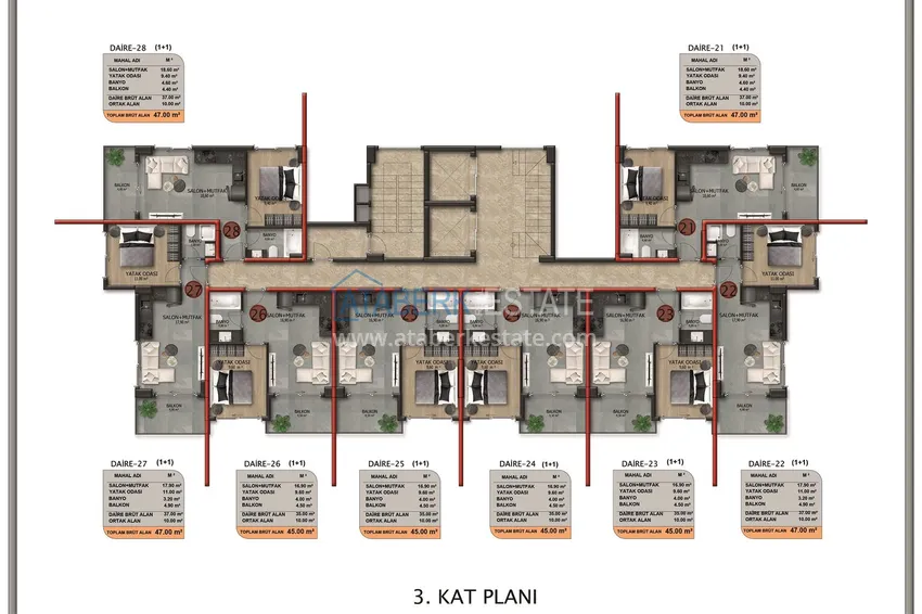 Buy cheap An advantageous offer in terms of price and quality — apartment directly from the owner, Demirtash district, Alanya 1