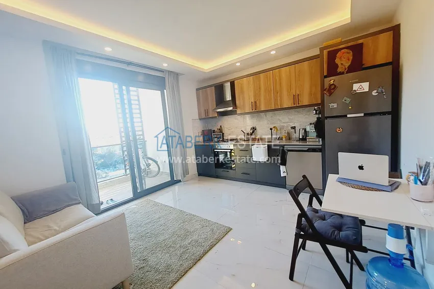 Purchase One bedroom apartment overlooking the sea and the fortress — Alanya city center 3 