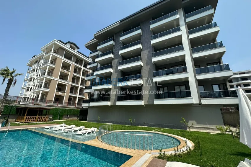 Jednopokojowy apartament pod klucz w komfortowym kompleksie - druga linia brzegowa, dzielnica Kargicak, Alanya 3 