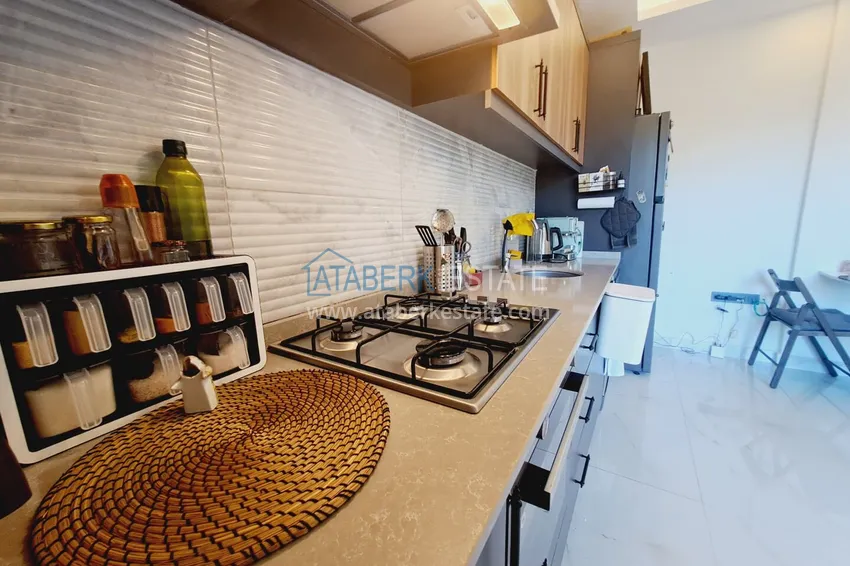 Purchase One bedroom apartment overlooking the sea and the fortress — Alanya city center 5 