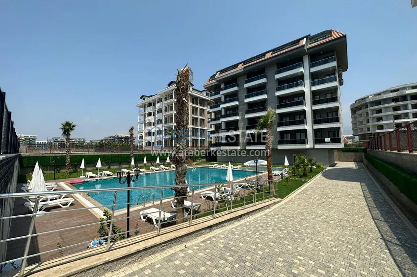 Jednopokojowy apartament pod klucz w komfortowym kompleksie - druga linia brzegowa, dzielnica Kargicak, Alanya 5 
