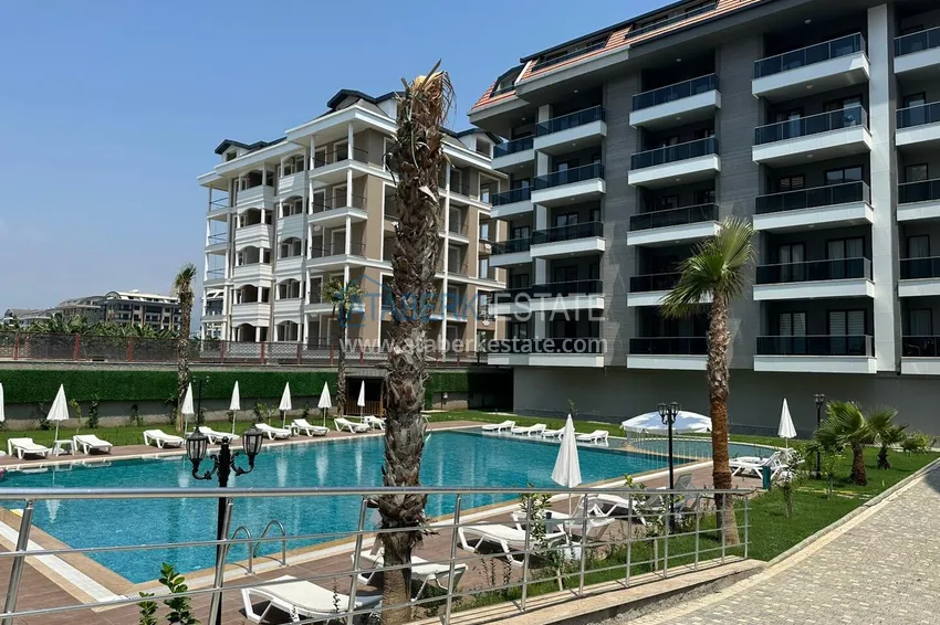 Jednopokojowy apartament pod klucz w komfortowym kompleksie - druga linia brzegowa, dzielnica Kargicak, Alanya 6 
