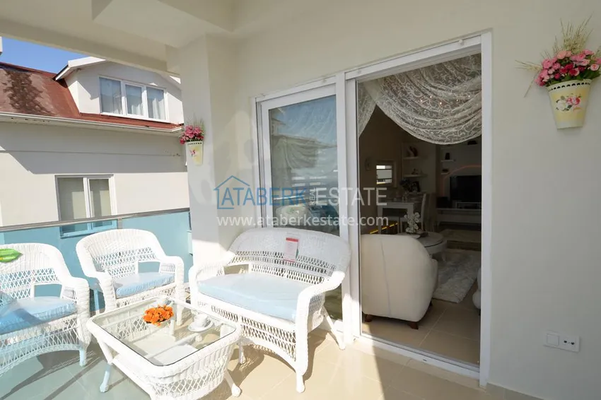 Kupuj Dwupoziomowy penthouse w rejonie Kestel, umeblowany - pierwsza linia brzegowa 7 