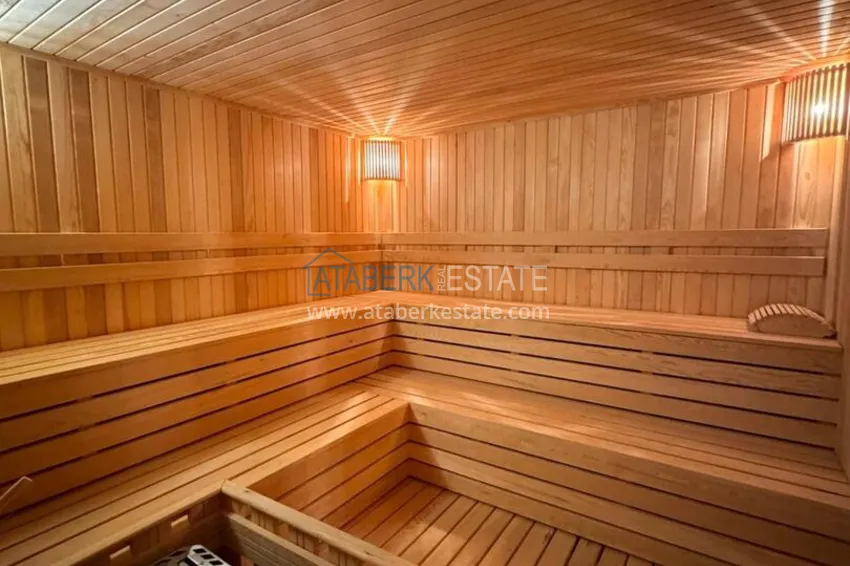 Jednopokojowy apartament pod klucz w komfortowym kompleksie - druga linia brzegowa, dzielnica Kargicak, Alanya 9 