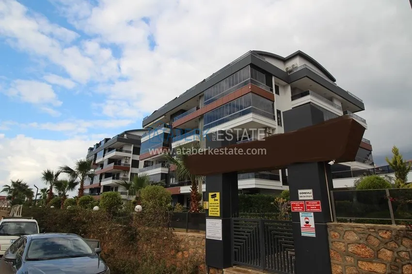 Furnished one-bedroom apartment for rent in a prestigious residence — Oba district, Alanya B1 13