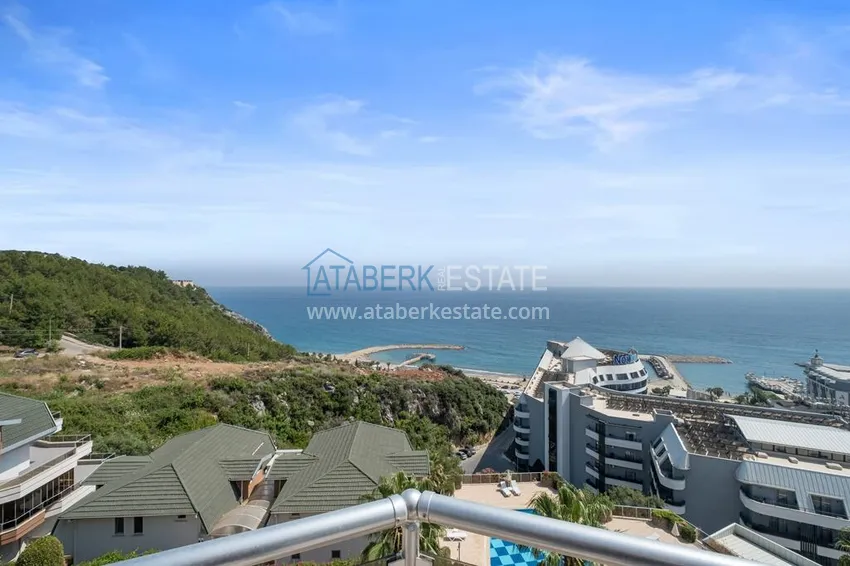 Kupuj Luksusowy dwupoziomowy apartament 4+1 z panoramicznym widokiem na morze — Konakli, Alanya 15 