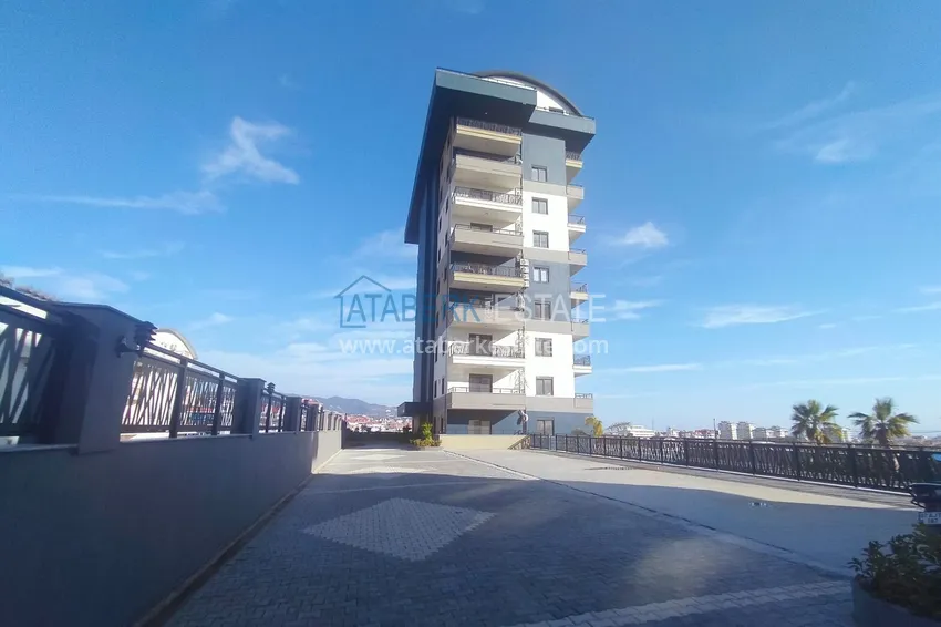 1+1 apartment for rent with new furniture in Payallar, Alanya A26 15