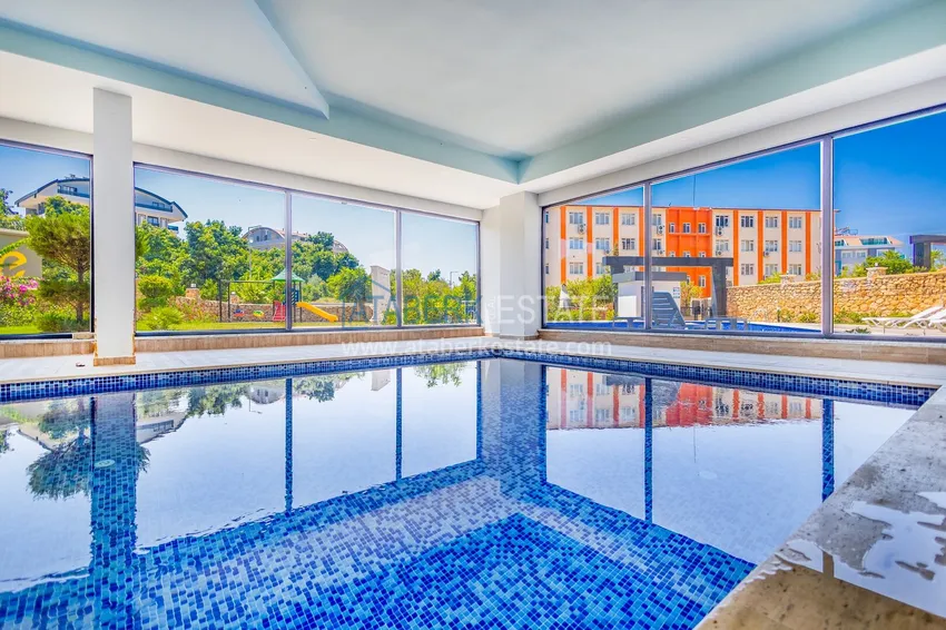 One bedroom apartment with furniture in Alanya, Oba district 14