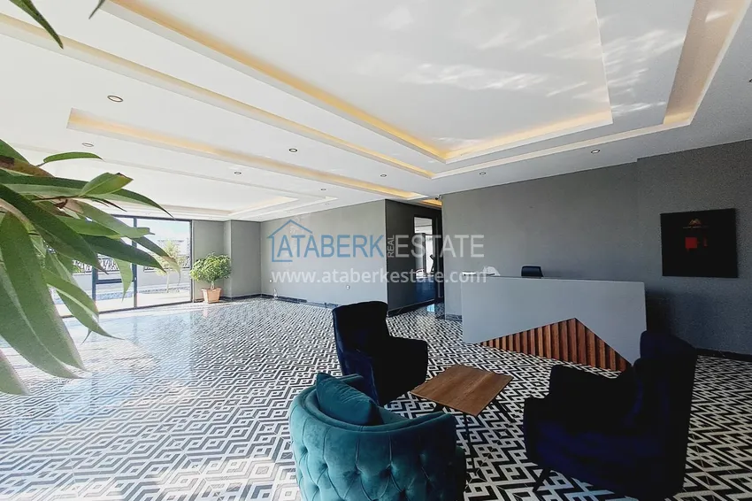 1+1 apartment for rent with new furniture in Payallar, Alanya A26 18