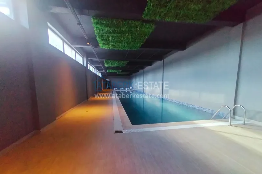 1+1 apartment for rent with new furniture in Payallar, Alanya A26 19
