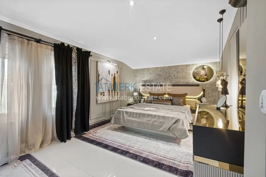 Kupuj Luksusowy dwupoziomowy apartament 4+1 z panoramicznym widokiem na morze — Konakli, Alanya 19 